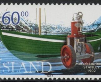 2002 Iceland SG.1013 Cent of First Motorboat U/M (MNH)