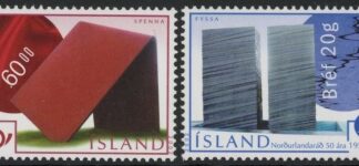 2002 Iceland SG.1017-8 Postal Co-operation Set of 2 values U/M (MNH