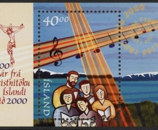2000 Iceland MS.953 Millenary of Christianity Mini Sheet U/M (MNH