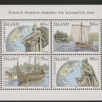 2000 Iceland MS.960 Millennary of Discovery Mini Sheet U/M (MNH)