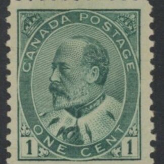 1903 Canada  SG.175  1c green mounted mint