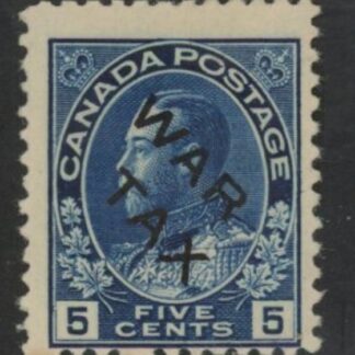 1915 Canada  SG.225  5c blue  War Tax overprint. U/M (MNH)