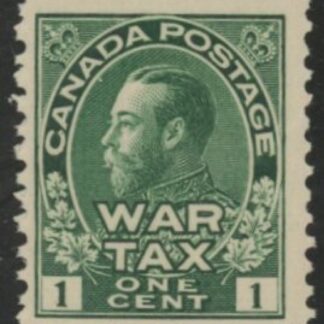 1915  Canada SG.228 1c green 'War Tax'  U/M (MNH)