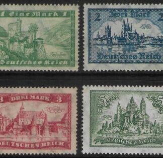 1924-7 Germany SG.376-379  set 4 values U/M (MNH)