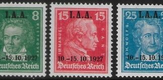 1927 Germany SG.421-423.  set  3 values U/M (MNH)