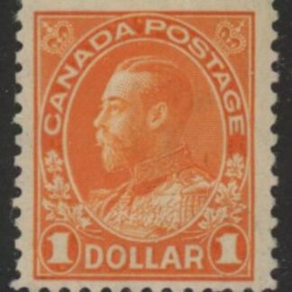 1923 Canada SG.255 $1 brown orange mounted mint.
