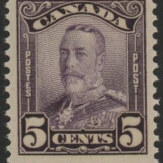 1928 Canada SG.279 5c violet U/M (MNH)