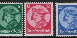1933 Germany SG.490-2 Opening of Reichstag. set 3 values U/M (MNH)