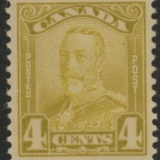 1929 Canada SG.278 4c olive-bistre mounted mint