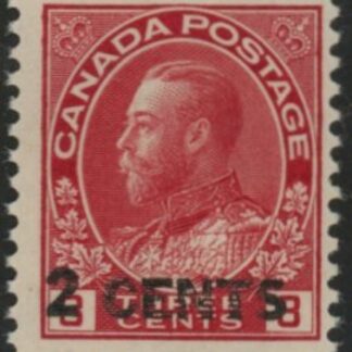 1926  Canada  SG.264  2c on 3c carmine   surcharged (die I )  U/M (MNH)