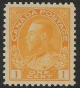 1922  Canada SG.246a  1c chrome yellow die II U/M (MNH)