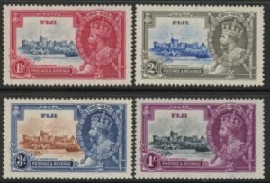 1935 Fiji -  SG.242-5 Silver Jubilee  set 4 values U/M (MNH)