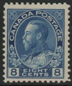 1925 Canada SG.252 8c blue mounted mint
