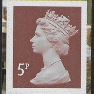 U3057  5p 2b dull red-brown (no date no source code) Walsall ex DY1. U/M (MNH)