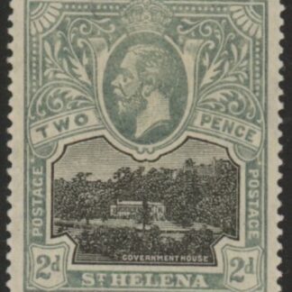 1913 St.Helena SG.75 2d black & greyish slate mounted mint