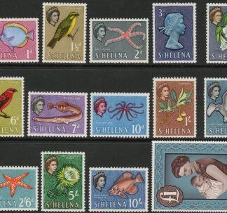 1961-5 St Helena SG.176-89 14 values mounted mint