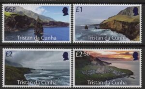 2025 Tristan Da Cunha. SG.TBA Coast set 4 values U/M (MNH)