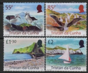 2025 Tristan Da Cunha. SG.TBA Paintings set 4 values U/M (MNH)