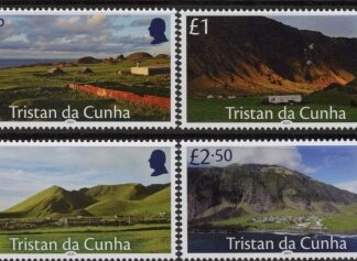 2025 Tristan Da Cunha. SG.TBA  Landscapes set 4 values U/M (MNH)