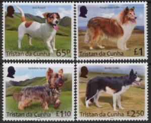 2025 Tristan Da Cunha. SG.TBA Dogs Part 1. set 4 values U/M (MNH)