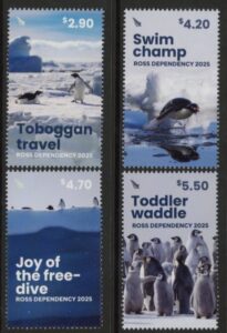 2025 Ross Dependency SG.TBA Penguins. set 4 values. U/M (MNH)