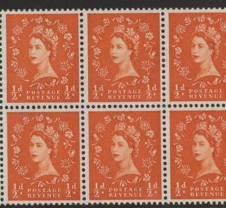 SB8 watermark Crowns  6x½d,  wmk. upright perf I (good perfs) U/M (MNH)
