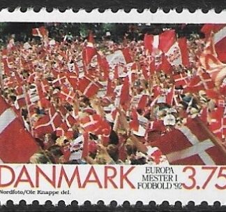 1992 Denmark SG.983 Football Championships U/M (MNH)