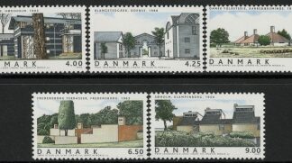 2002 Denmark SG.1277-81 Domestic Architecture Set of 5 values U/M (MNH)