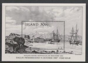 1987 Iceland MS.706 Stamp Day Mini Sheet U/M (MNH)
