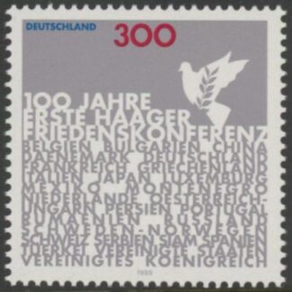1999 Germany SG.2919 Cent of First Peace Conference U/M (MNH)