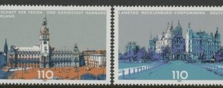 1999 Germany SG.2893-4 Federal State Buildings (3rd Series) U/M (MNH)