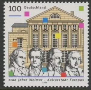 1999 Germany SG.2882 1100th Anniv of Weimar City of Culture U/M (MNH)
