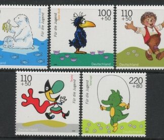1999 Germany SG.2907-11 Youth Welfare Cartoon Characters Set of 5 values U/M (MNH)