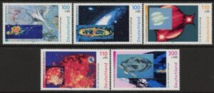 1999 Germany SG.2926-30 Outer Space Set of 5 values U/M (MNH)