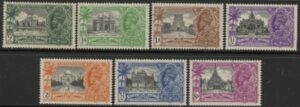 1935 India SG.240-6  KGV Silver Jubilee set  mounted mint.  Cat. value £42.00