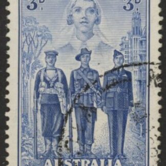 1940 Australia SG.198 3d blue Imperial Forces Used