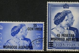 1948 Morocco Agencies SG.176-7 RSW Set of 2 values Used