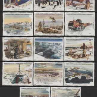 2001 French Antarctic SG.454-67 Adelie Land Booklet stamps Set of 14 values U/M (MNH)