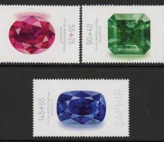 2012 Germany SG.3751-3 Welfare Stamps Jewels Set of 3 values U/M (MNH)