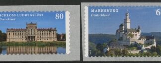 2015 Germany SG.3957-8 Prussian Schlosses Set of 2 values Coil Stamps U/M (MNH)