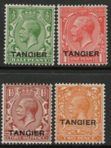 1927 Tangier SG.231-4 Set of 4 values mounted mint