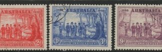 1937 Australia SG.193-5 Foundation of New South Wales Set of 3 values Used