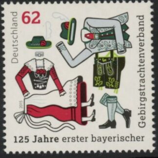 2015 Gemany SG.3987 125th Anniv of First Bavarian Mountain Costume Assoc. U/M (MNH)