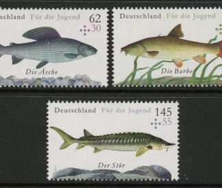 2015 Germany SG.3999-01 Freshwater Fish Set of 3 values U/M (MNH)