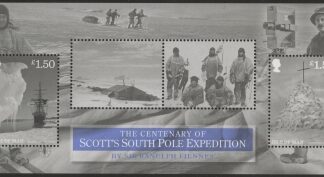 2012 IOM MS.1781 Scott's South Pole Expedition Mini Sheet U/M (MNH)