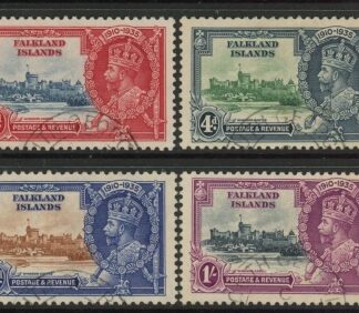 1935 Falkland Islands SG.139-42 KGV Silver Jubilee Set of 4 values  Used