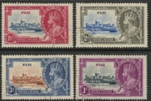 1935 Fiji SG.242-5 KGV Silver Jubilee Set of 4 values Used