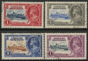 1935  Somaliland SG.86-9  KGV Silver Jubilee Set of 4 values Used