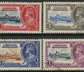 1935  Somaliland SG.86-9  KGV Silver Jubilee Set of 4 values Used