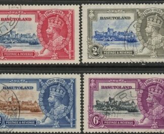 1935 Basutoland SG.11-4  KGV Silver Jubilee Set 4 values Used